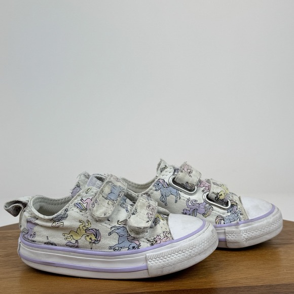 Little Kids Girls Converse Chuck Taylor All Star Easy On Unicorns Shoes Size 5 C - Picture 1 of 8